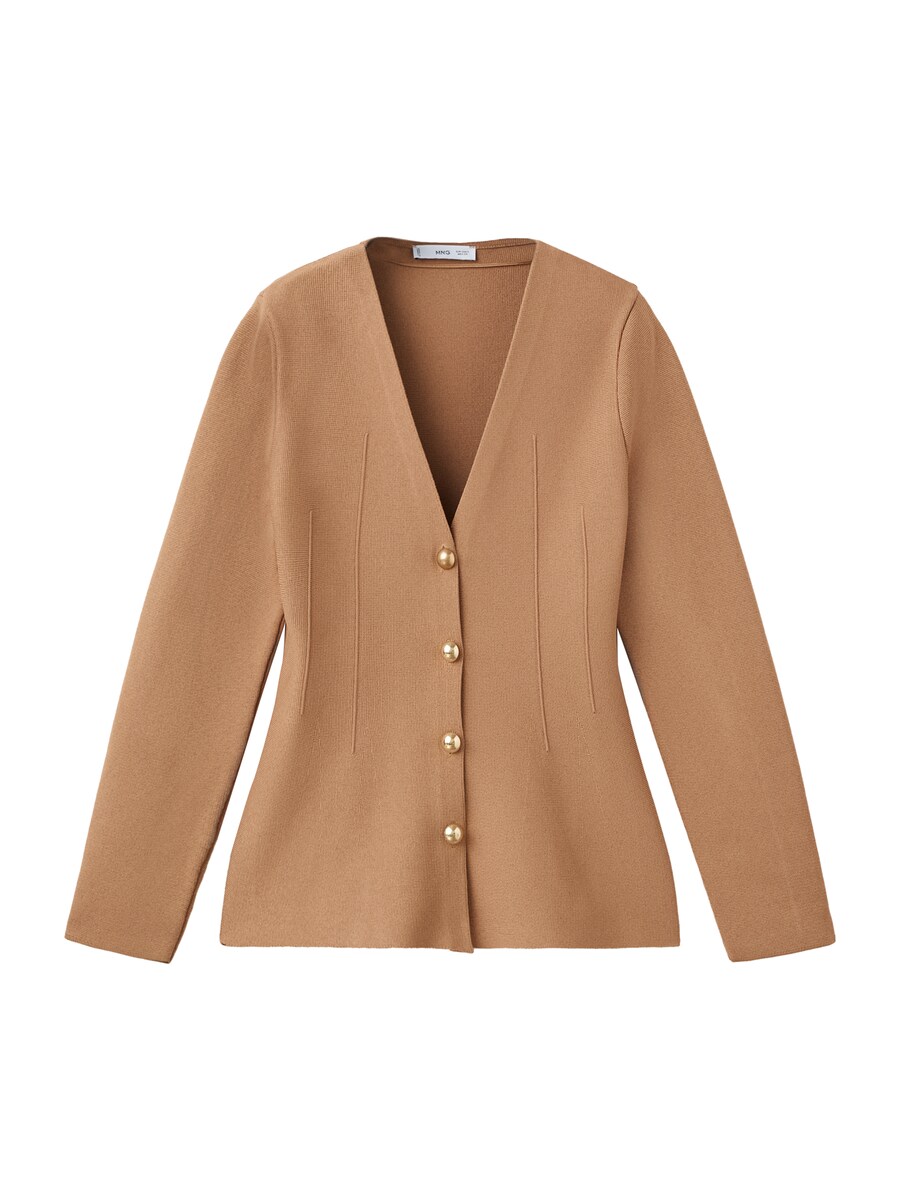 

Вязаный кардиган MANGO TONA, Light brown
