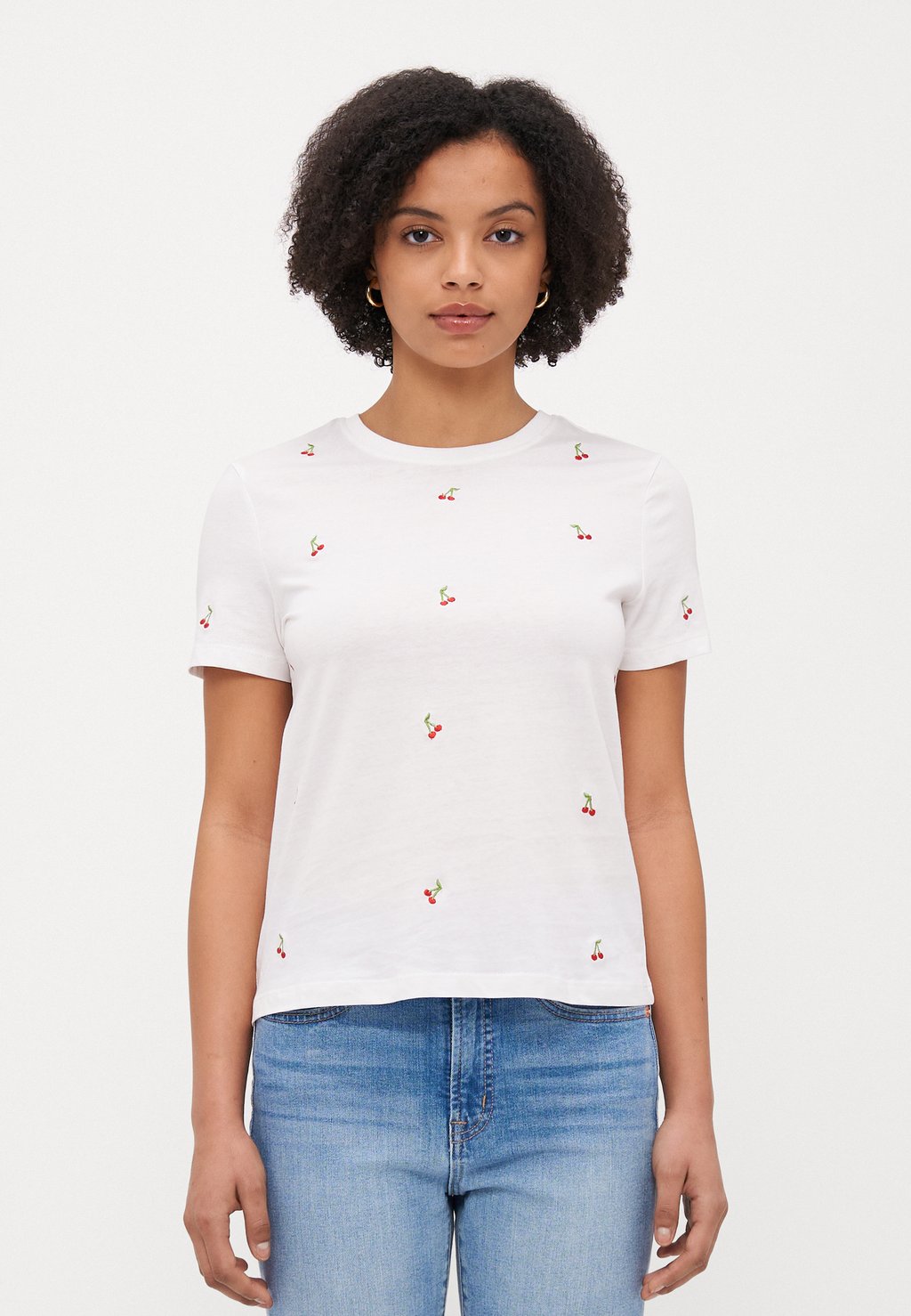

Футболка с принтом ONLKETTY LIFE O NECK ONLY Petite, белый