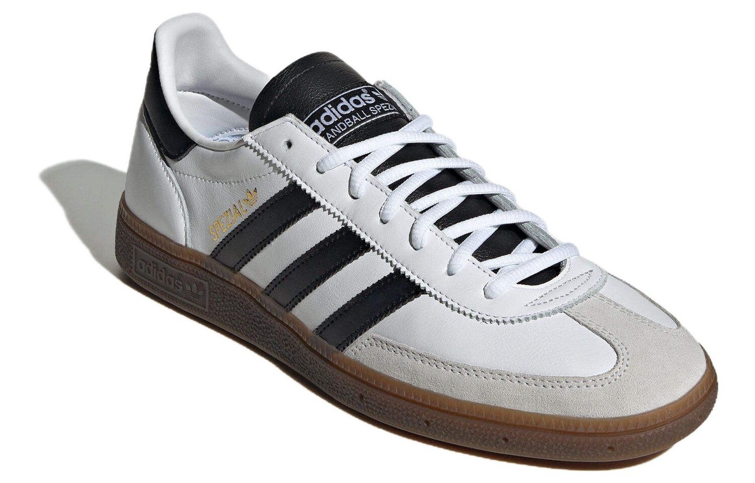 Кроссовки Adidas Originals Handball Spzl Skateboarding Shoes Unisex, белый/черный — фото 3