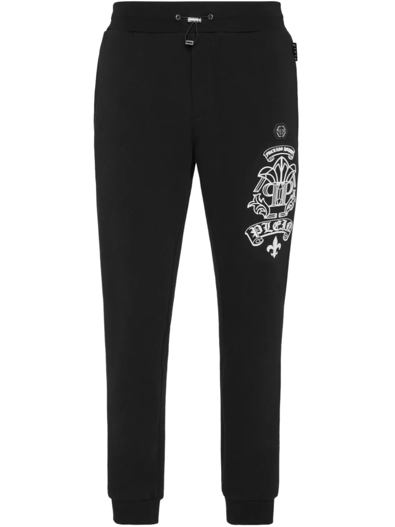 

Зауженные спортивные брюки с графичным принтом Philipp Plein, черный