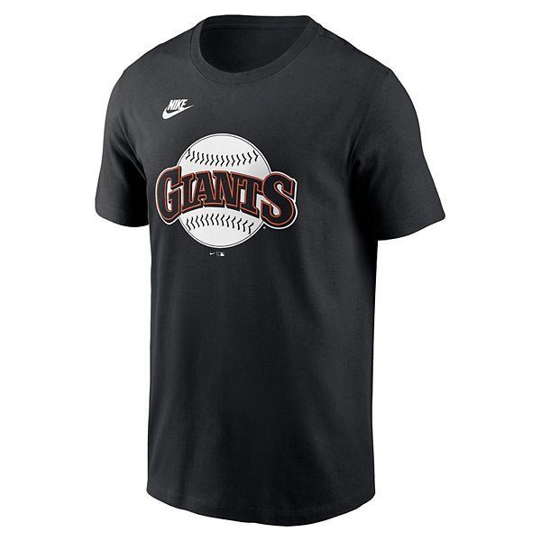 Мужская черная футболка san francisco giants cooperstown collection с логотипом команды Nike — фото 3