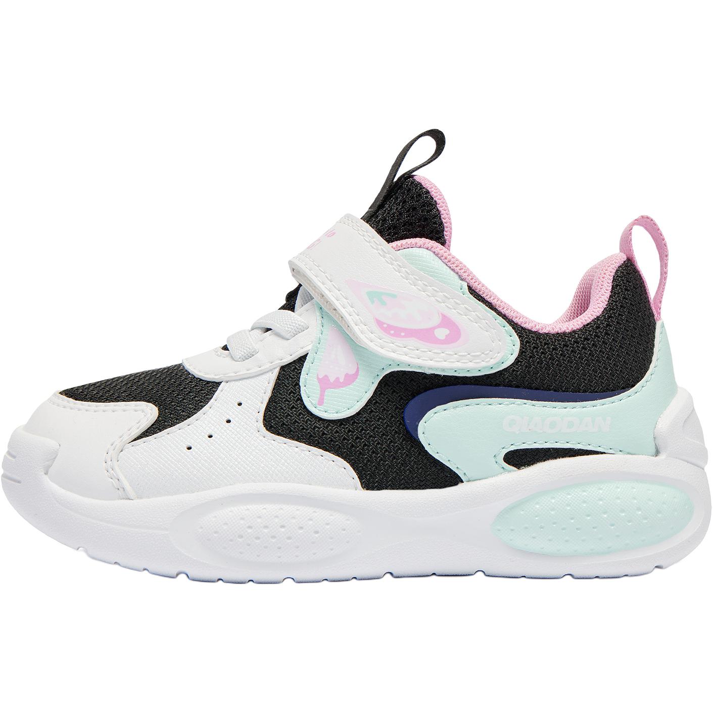 

QIAODAN Антискользящие износостойкие лоу-топы для малышей white black blue