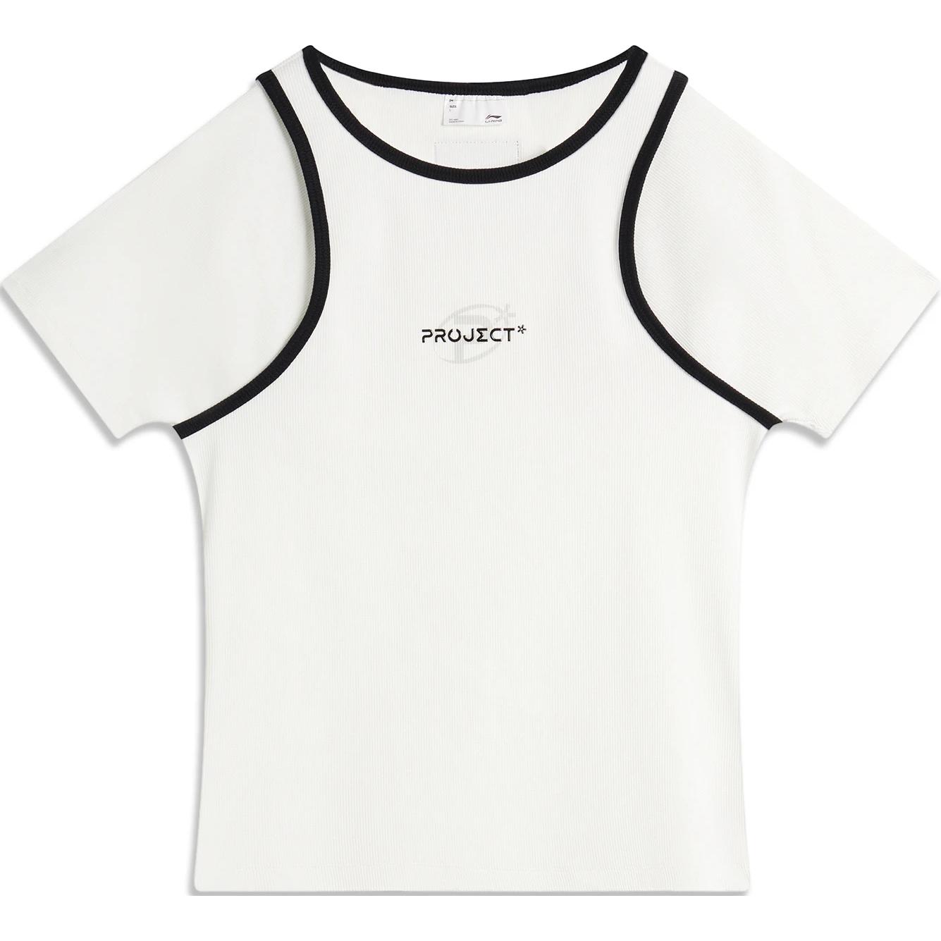 

LINING Футболка Sports Trend Series женская ivory, Бежевый, LINING Футболка Sports Trend Series женская ivory