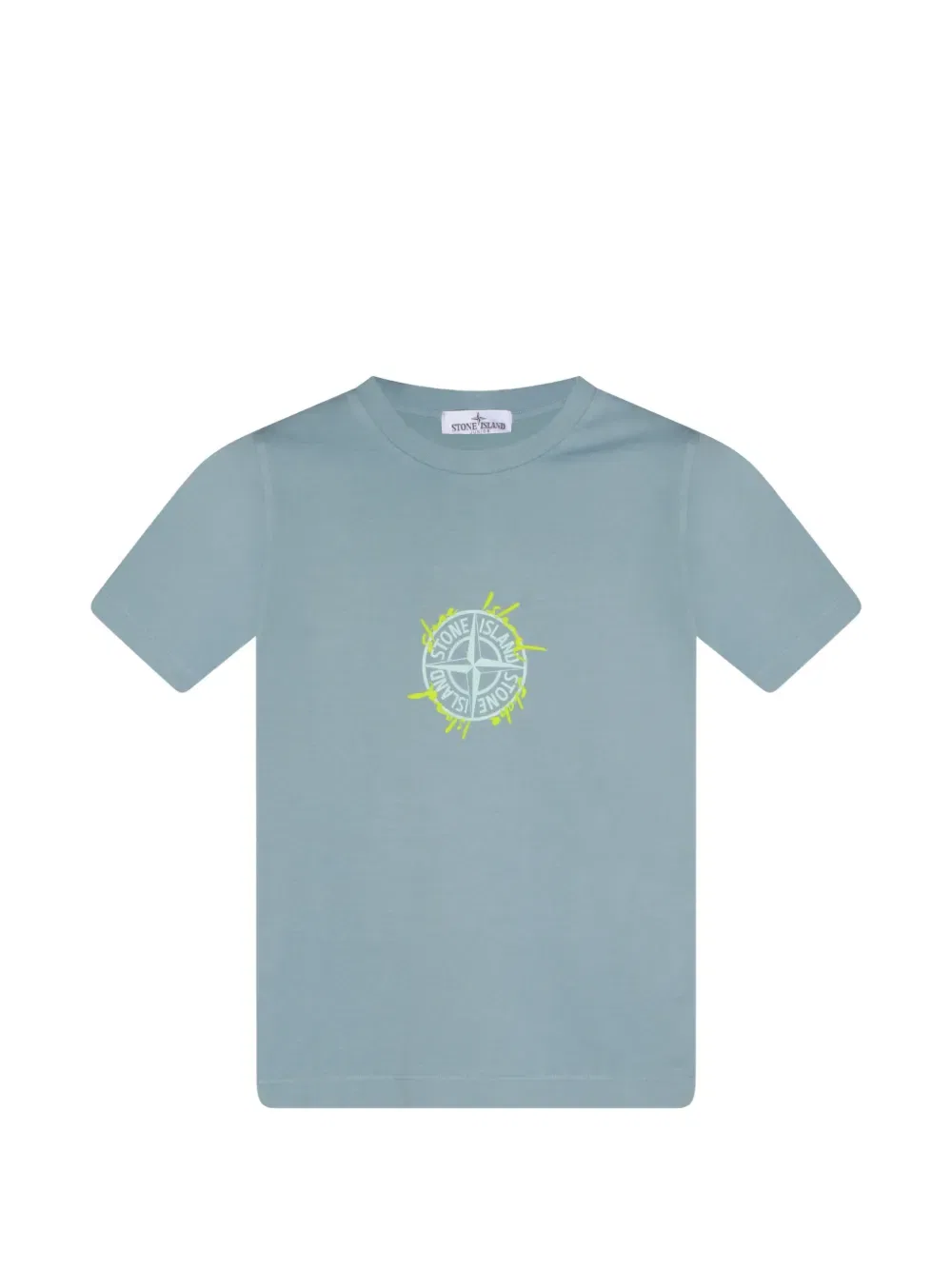 Футболка с логотипом Compass One Stone Island Junior, синий