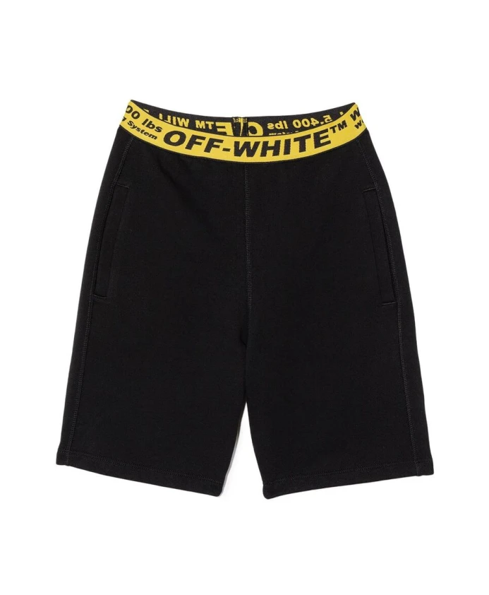 

Шорты с логотипом на поясе Off White, черный