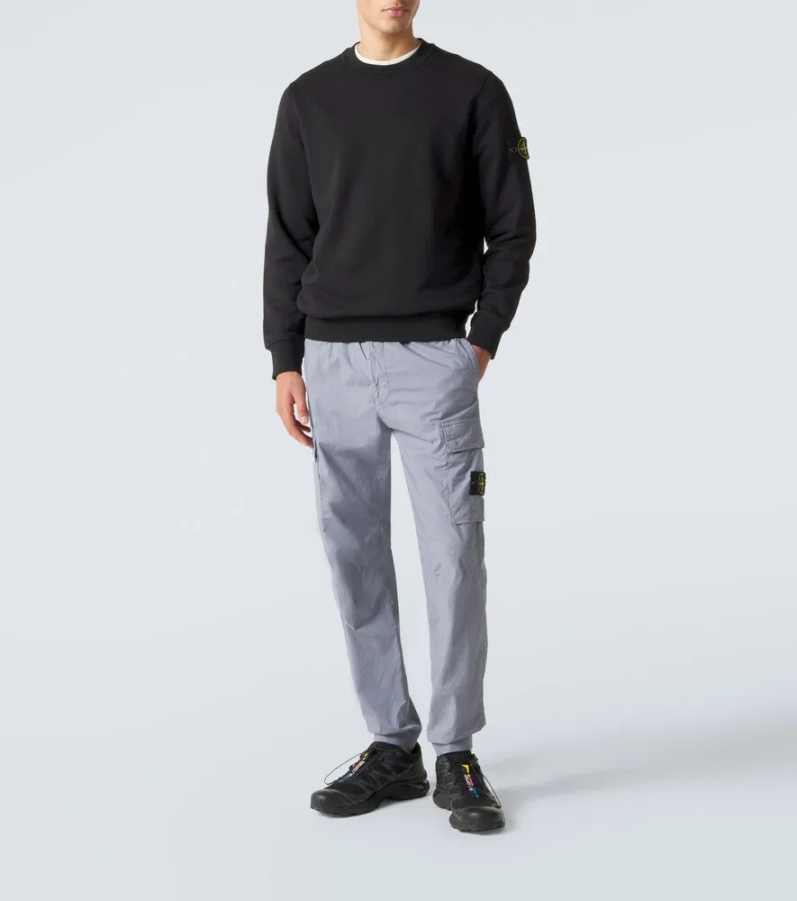 Брюки-карго Compass из хлопковой смеси Stone Island, синий — фото 2