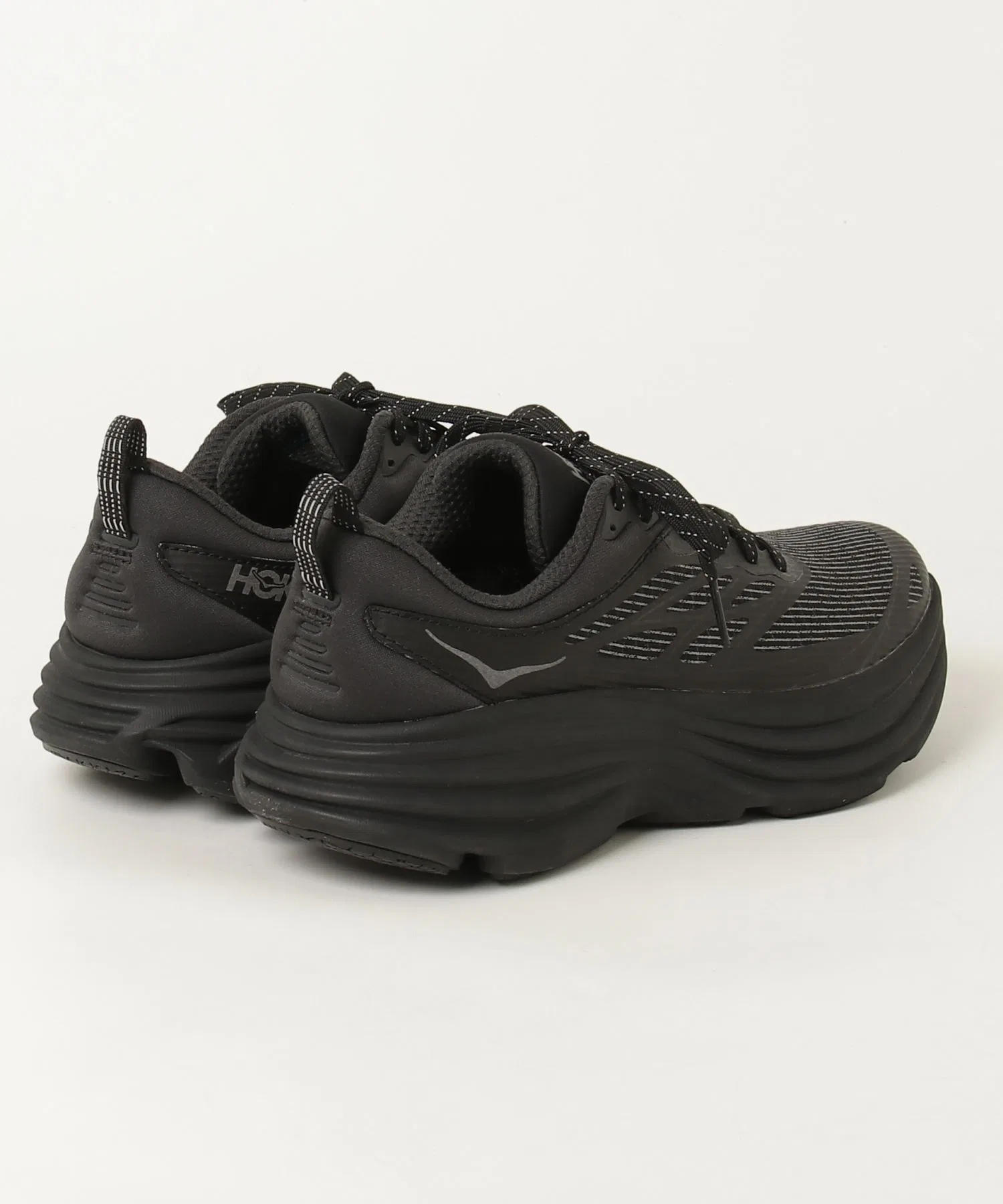 Мужские кроссовки HOKA BONDI 8 TS CAGED чёрные — фото 2