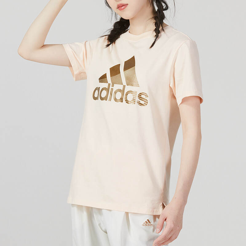 Футболка женская Orange Powder Adidas — фото 4