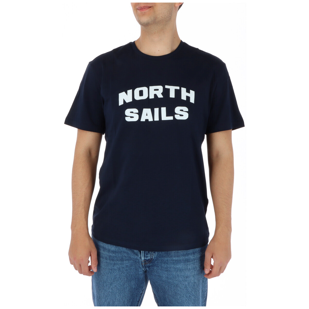 

Футболка мужская North Sails с фирменным принтом, синий