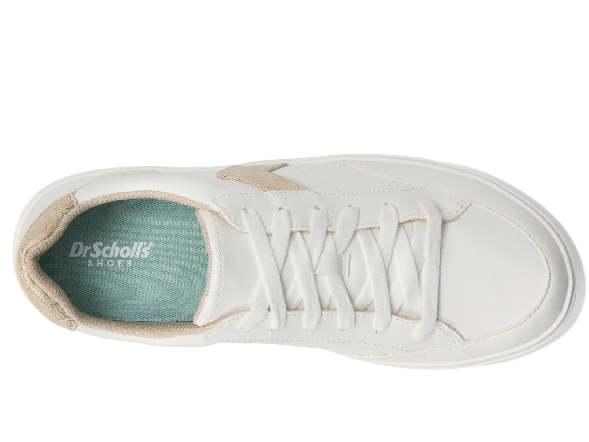 Кроссовки Dr. Scholl's Madison Lace Lace-Up, цвет White Faux Leather — фото 2