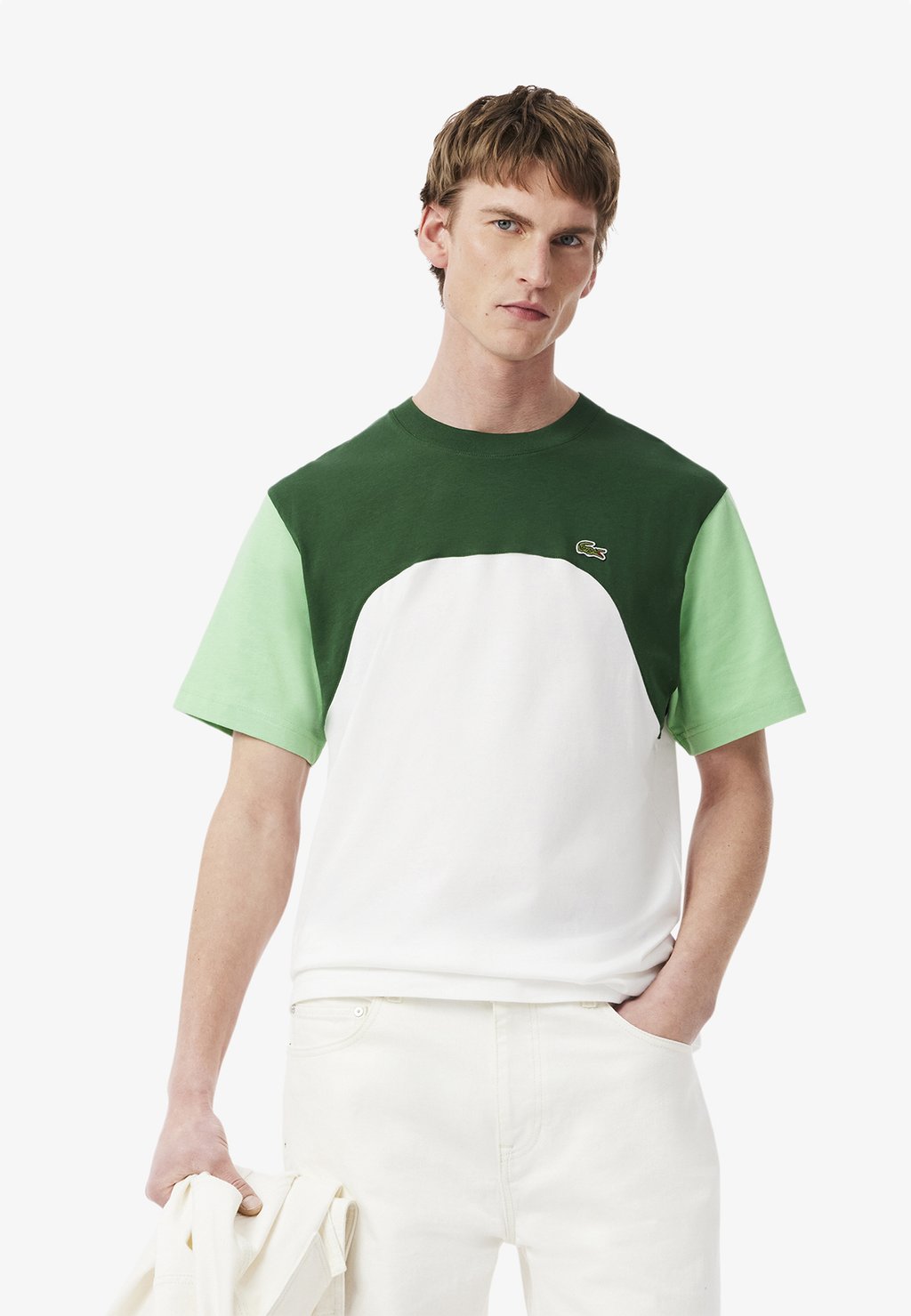 

Футболка с принтом Lacoste, зеленый