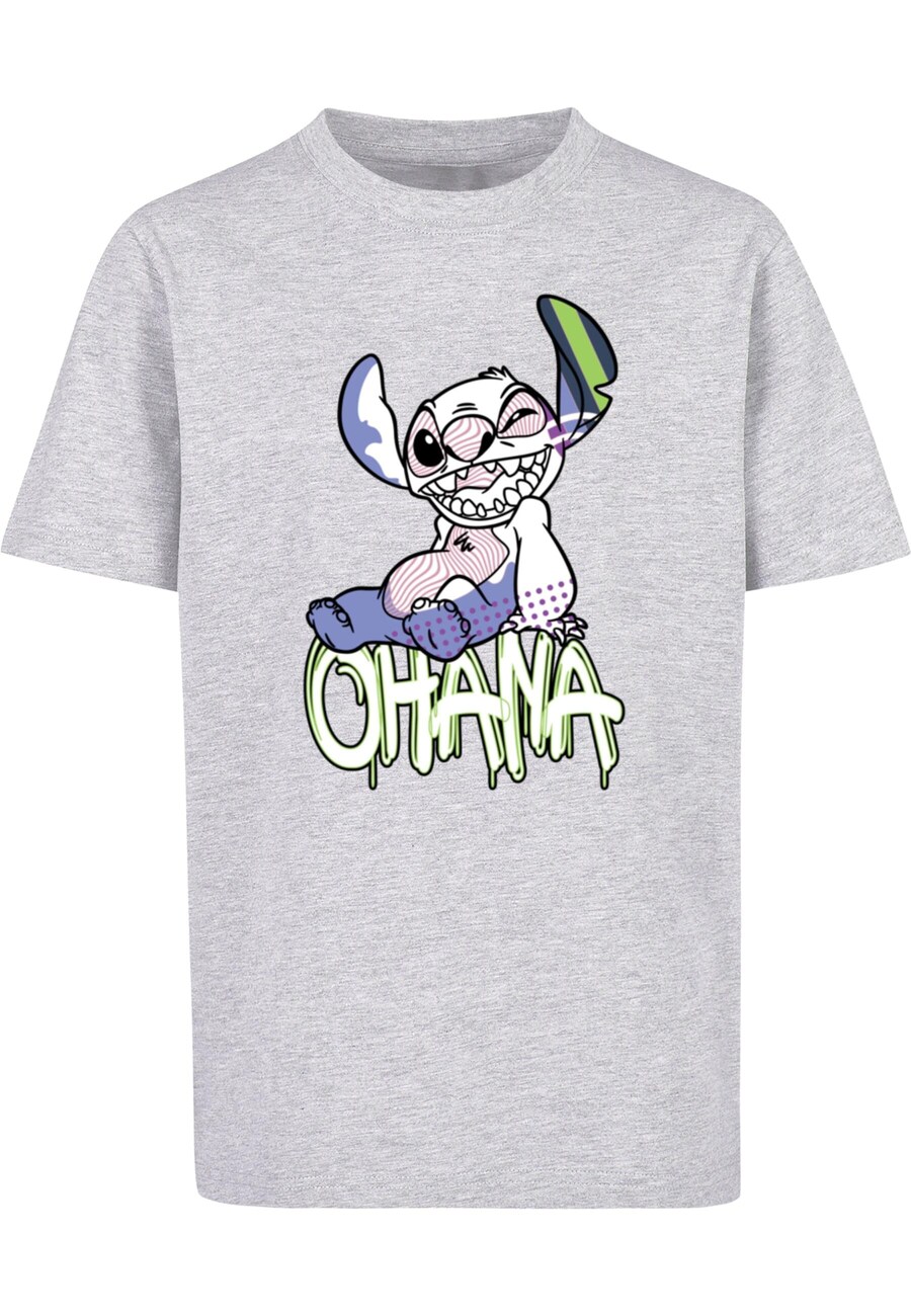 

Рубашка ABSOLUTE CULT Lilo And Stitch - Ohana Graffiti, серый