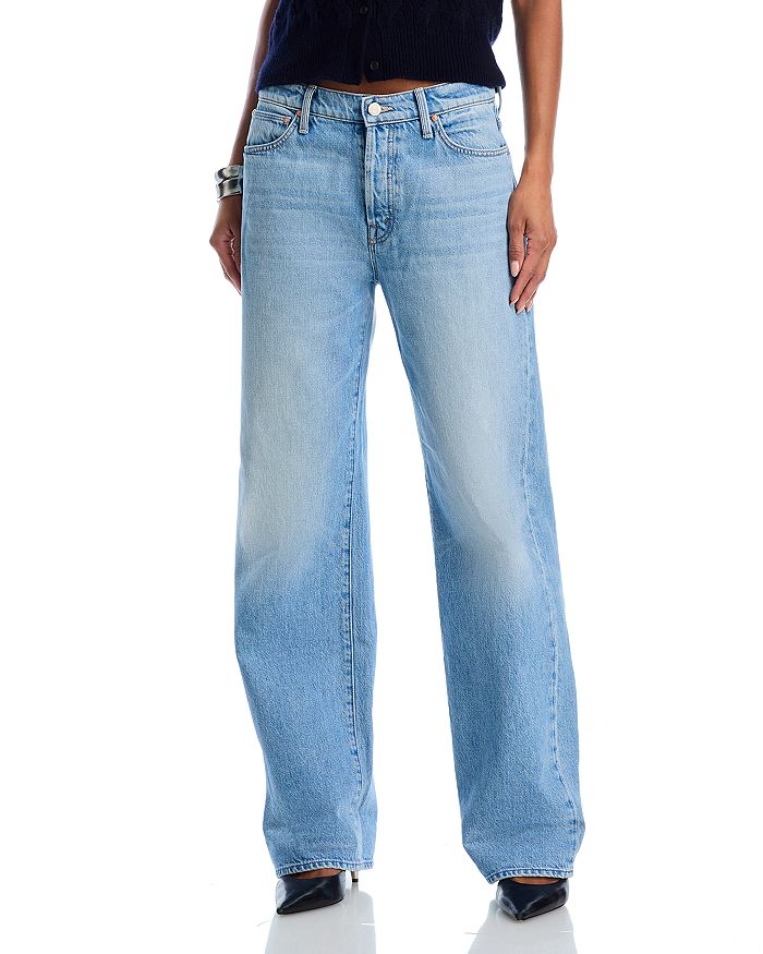 

Джинсы Dodger High Rise Button Hover в цвете Funk N Flair MOTHER, синий