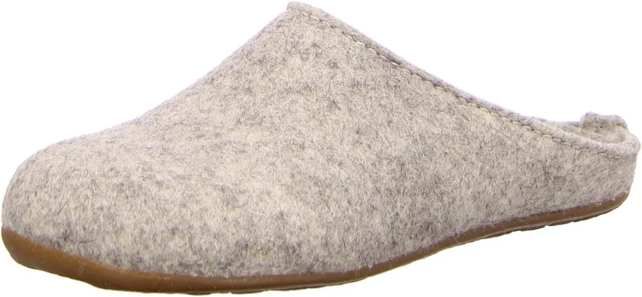 Тапочки HAFLINGER из шерстяной ткани с анималистическим рисунком, унисекс, Green