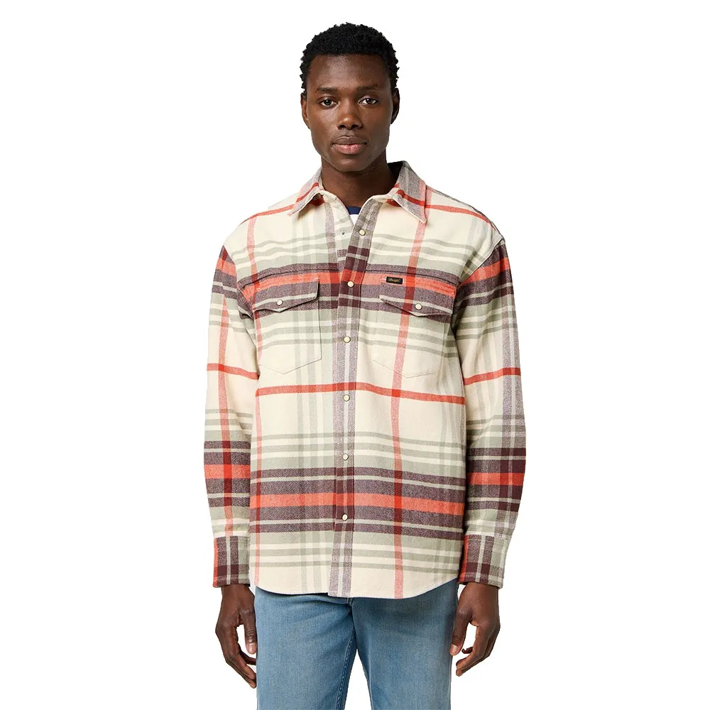 

Рубашка Wrangler Western Loose Fit, белый
