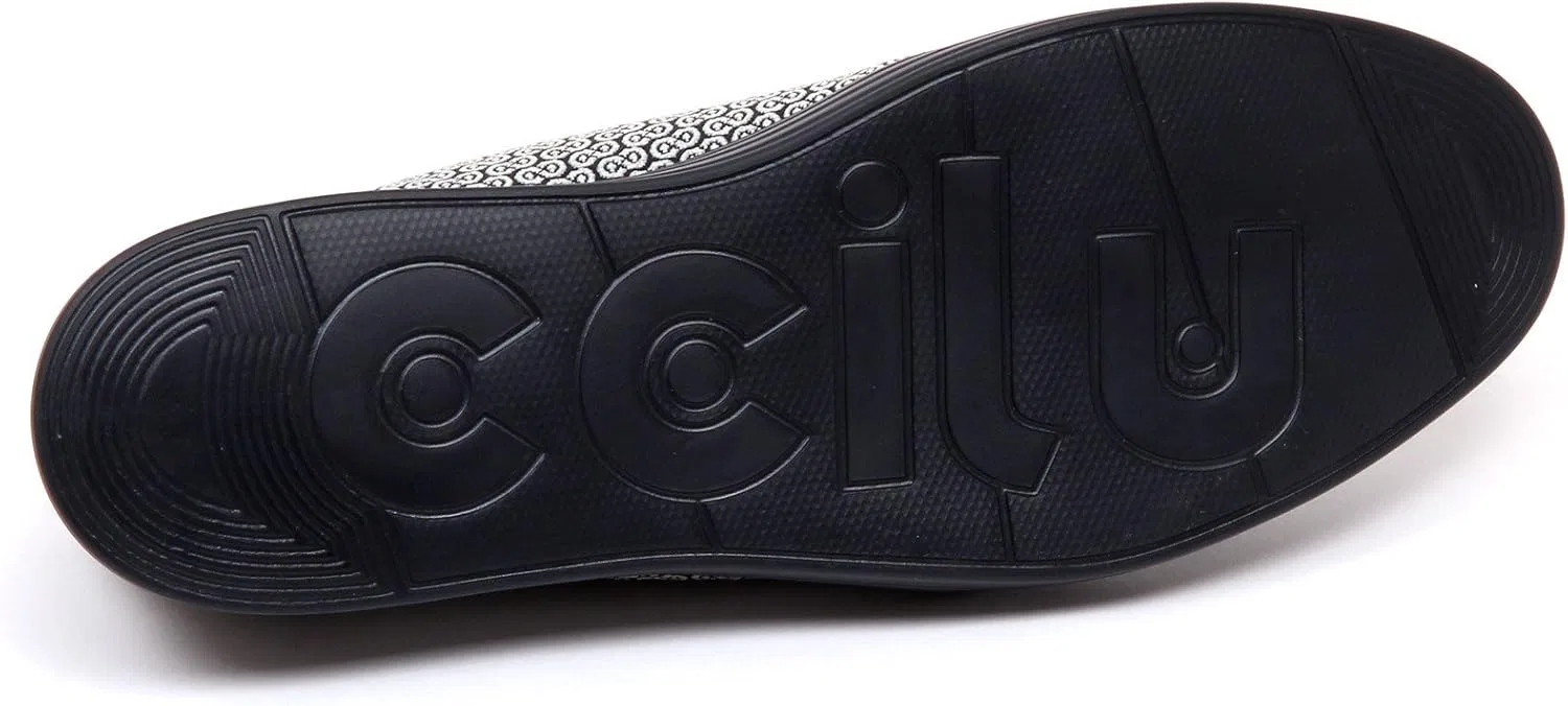 Мужские кроссовки Ccilu E8138 (без коробки), серые/черные, из искусственной замши — фото 3