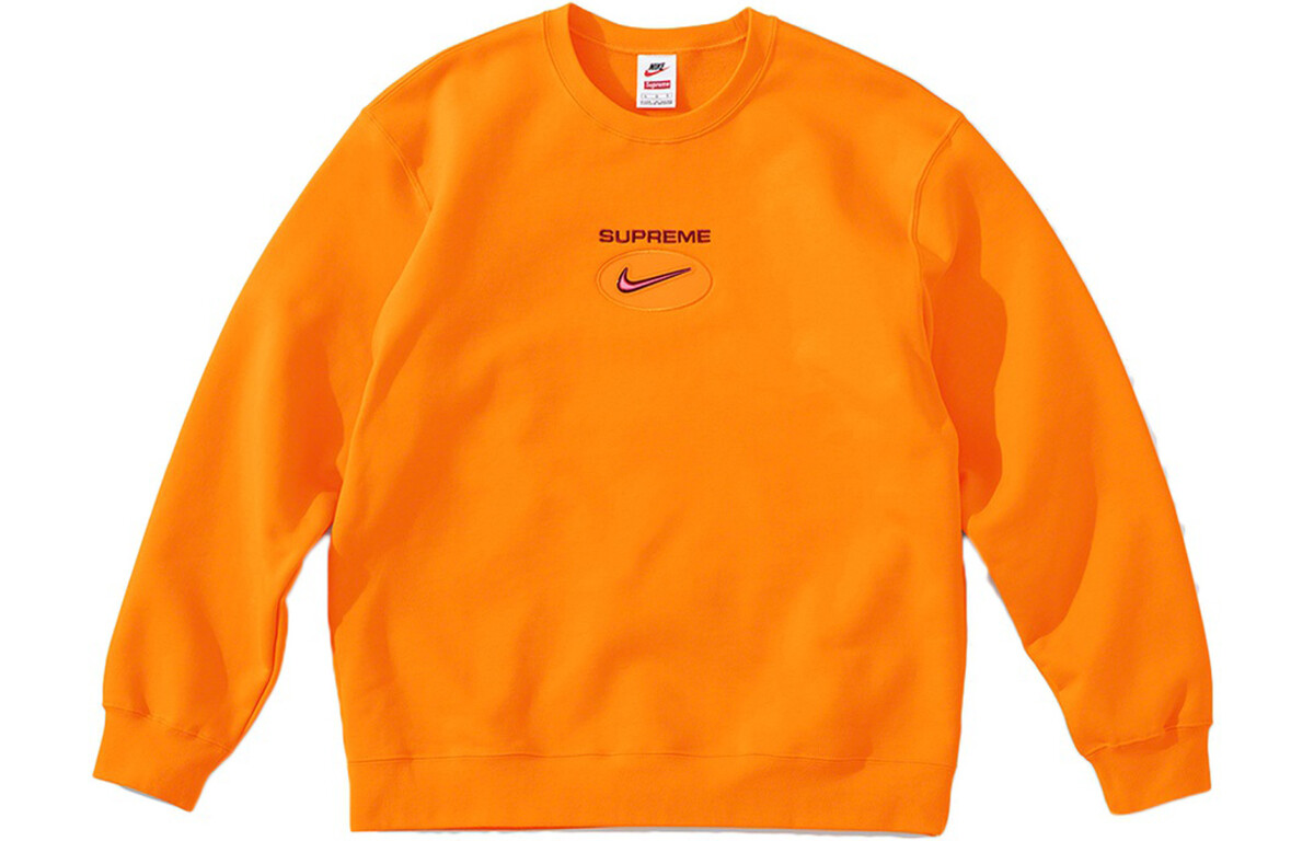 

Свитшот унисекс из коллекции Nike X Co-branded Supreme, оранжевый/красный