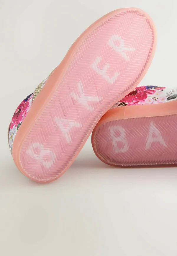 Кроссовки с обычной посадкой и ленточной системой Baker By Ted Baker, Floral — фото 3