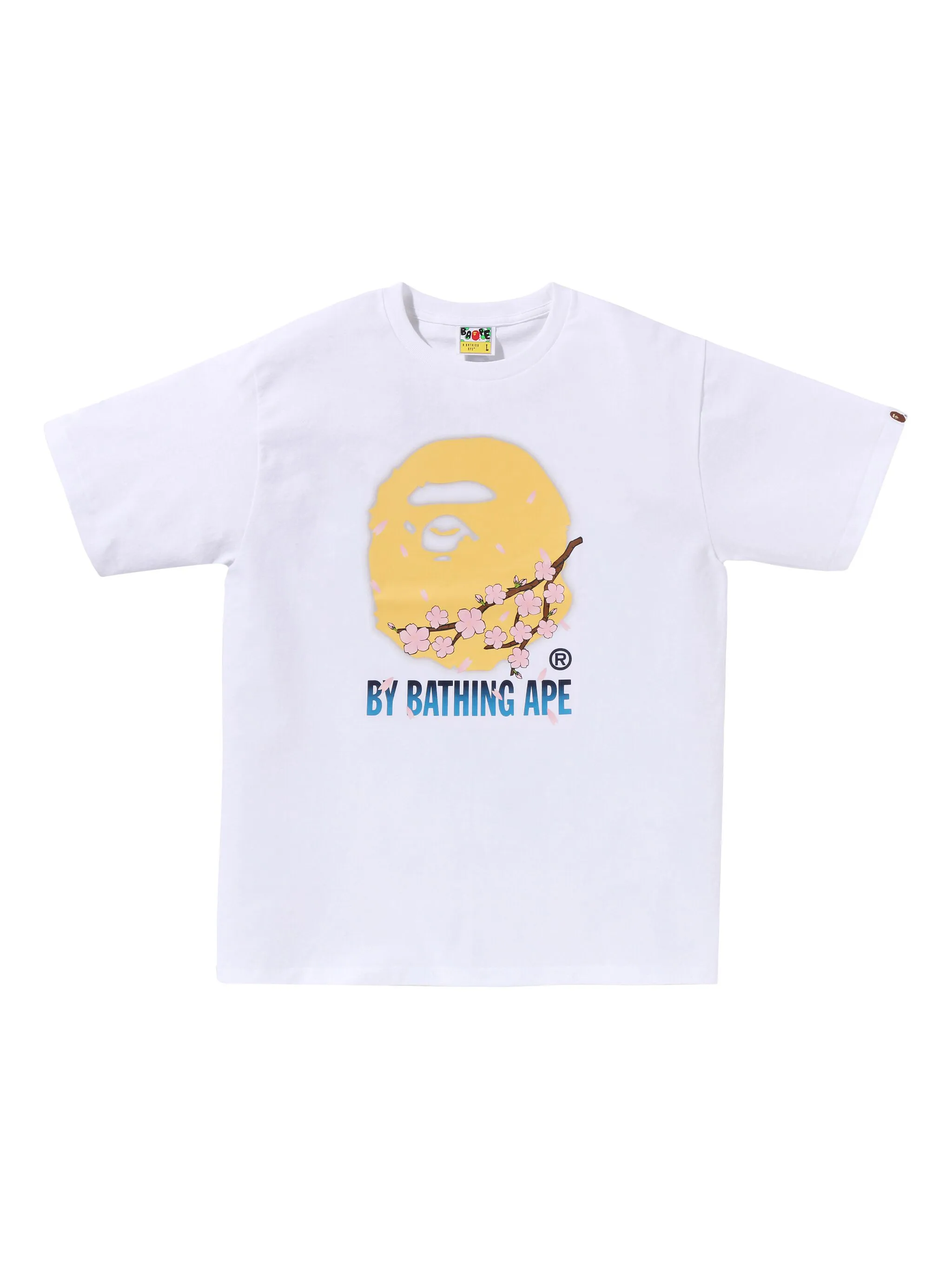 Футболка Sakura Face A Bathing Ape, белый