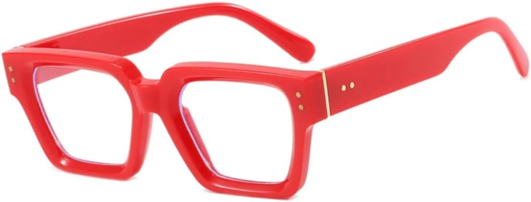 

Солнцезащитные очки с защитой UV400 | Большая оправа, линзы конфетных цветов | Для женщин и мужчин, для занятий спортом на открытом воздухе и вождения DSVIGF, Red Clear