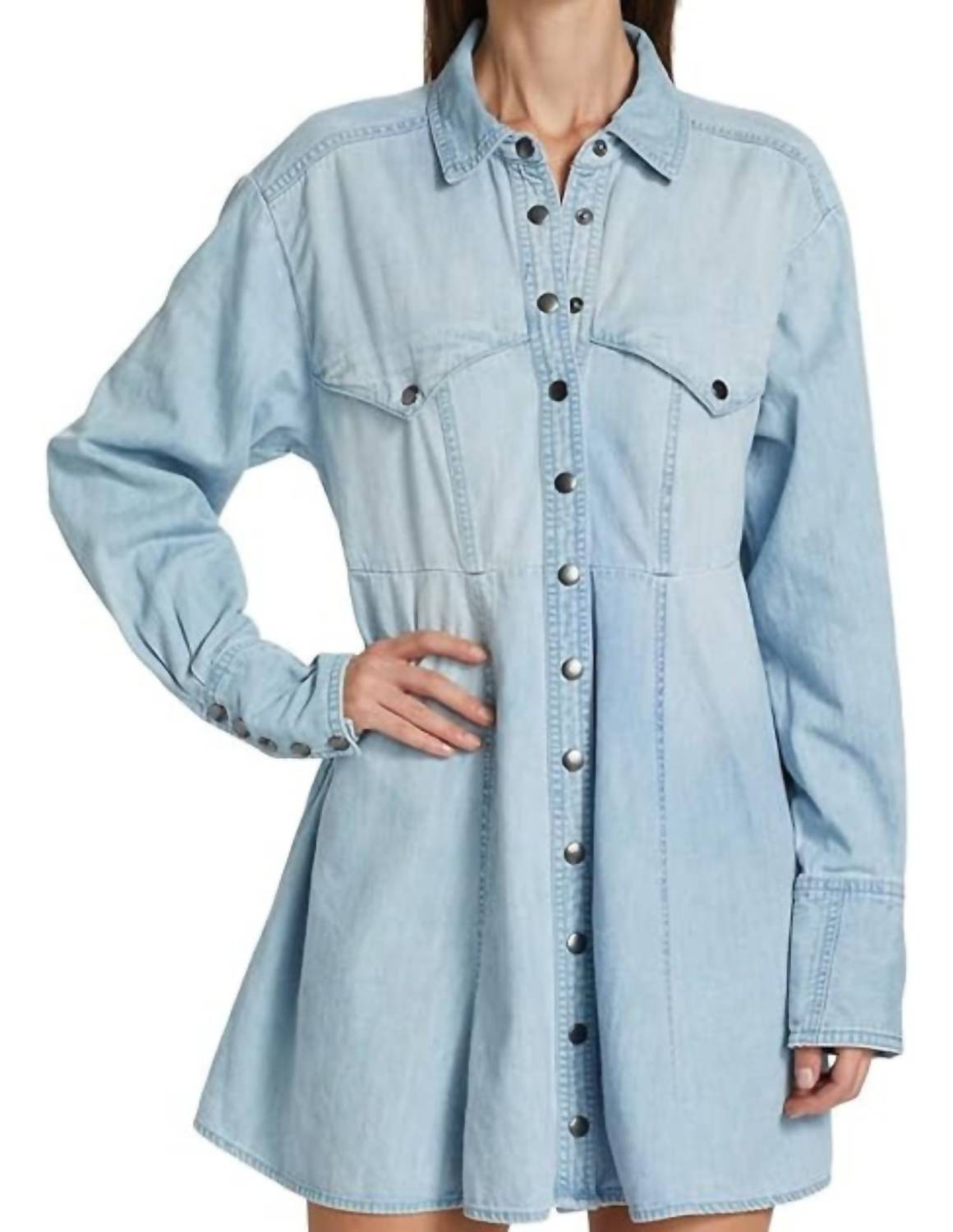 

Мини-платье Sammi Denim в цвете Light Indigo Free People
