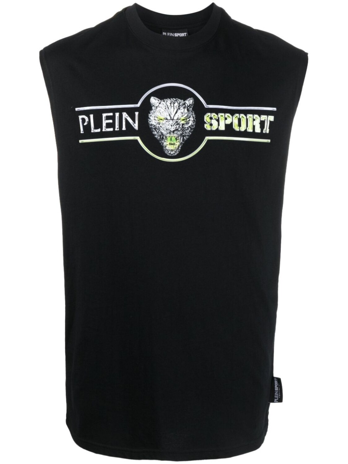 

Plein Sport топ с логотипом, черный