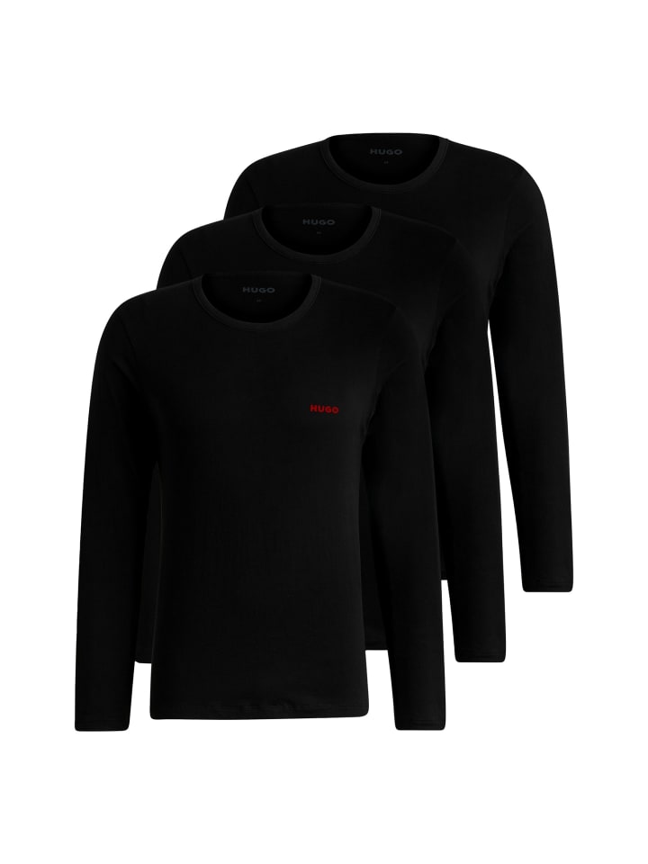 

HUGO Черные рубашки с длинными рукавами