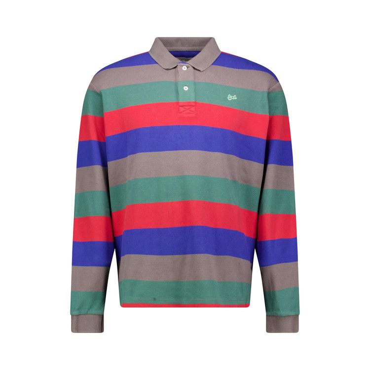 

Поло ERL Striped Long-Sleeve Polo, Multicolor