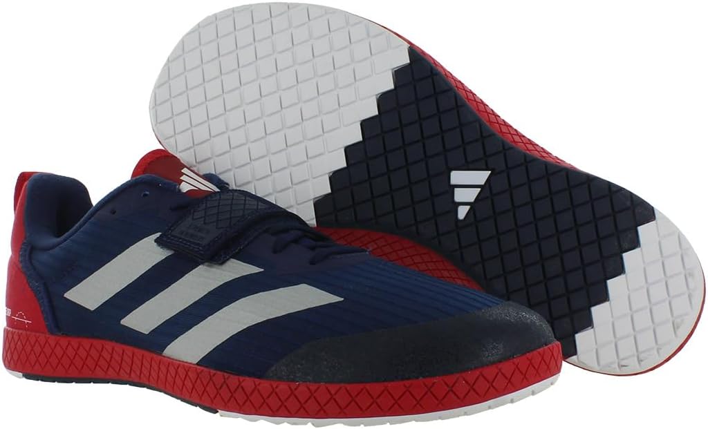 Штангетки Adidas Унисекс-Взрослый The Total, синий/серебряный/алый — фото 4
