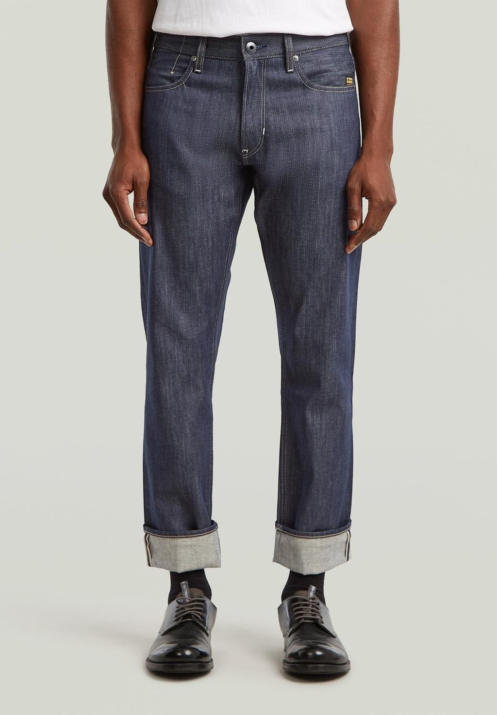

Джинсы прямого покроя MOSA STRAIGHT SELVEDGE G-STAR, темно-синий