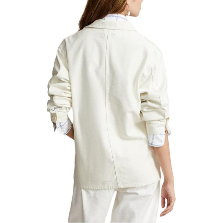 Polo Ralph Lauren Куртка SS24 женская белая, White — фото 4