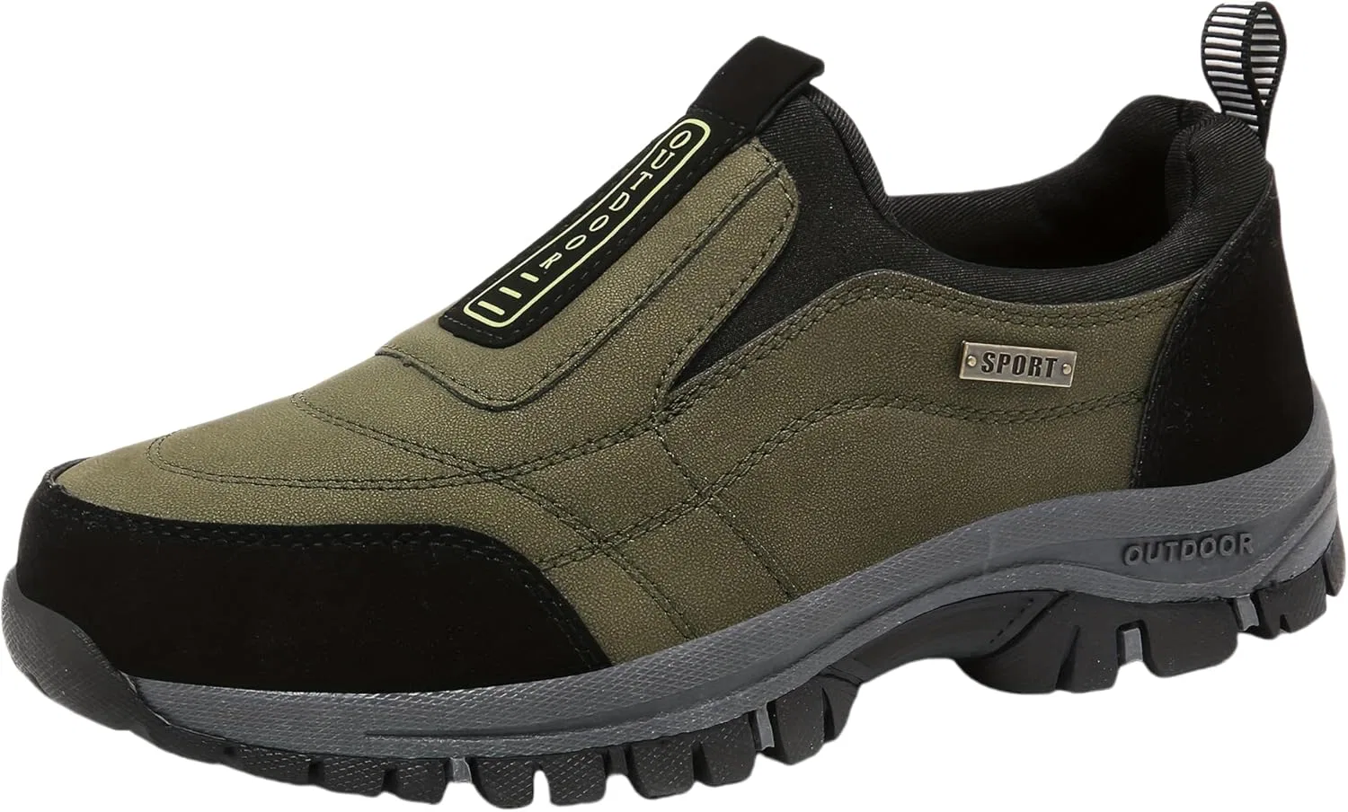 Лоферы с поддержкой стопы дышащие Army Green Hhhchpm