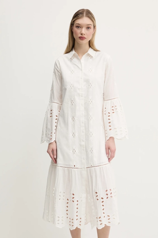 

Хлопковое платье ORLEANS Desigual, белый