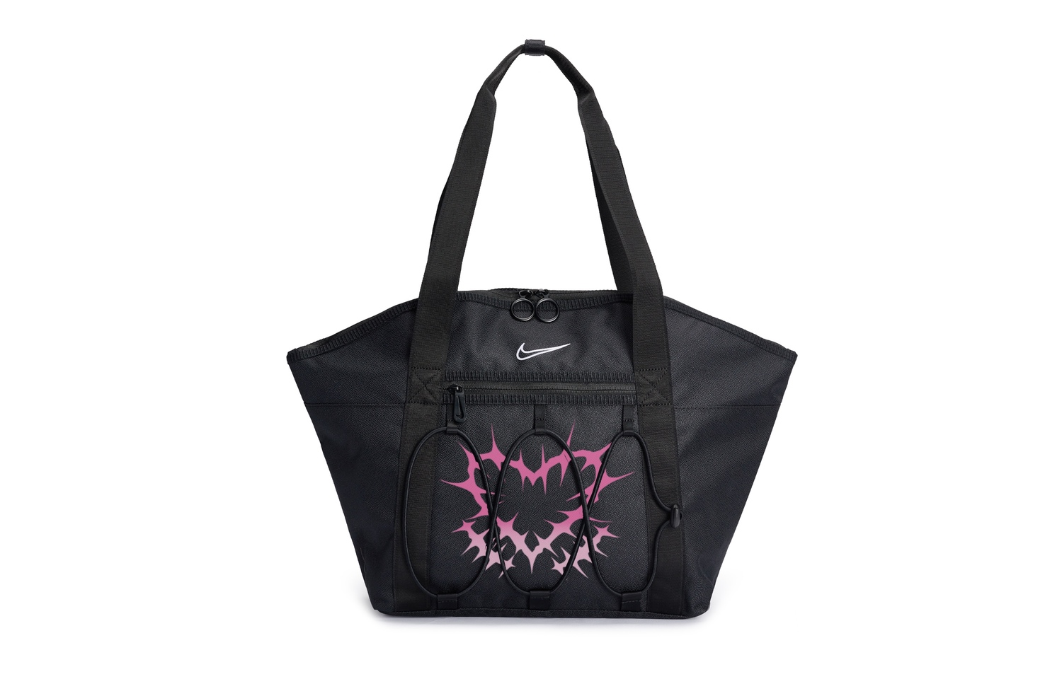 

Nike Тканевая наплечная сумка унисекс черная, Heart Lock