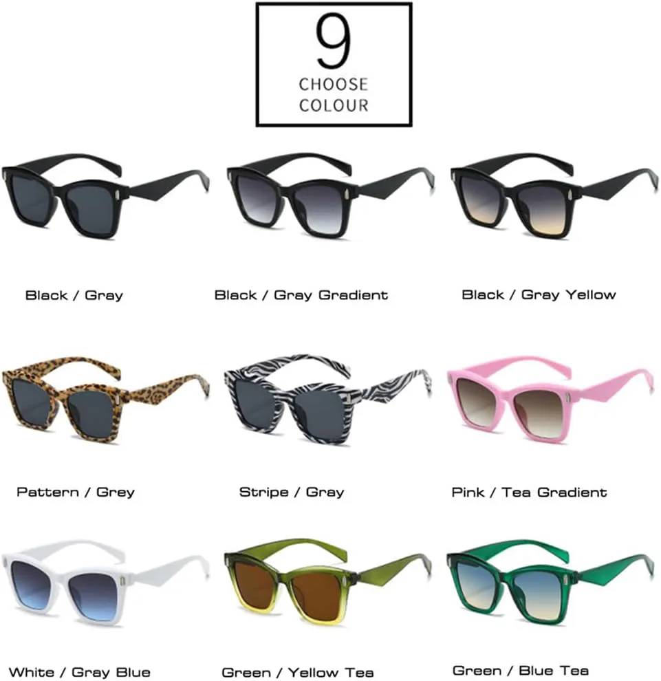 

Солнцезащитные очки UV400 с градиентной подсветкой «кошачий глаз» для женщин и мужчин, для бега и занятий спортом на открытом воздухе UYPTK, Black Gray Gradient