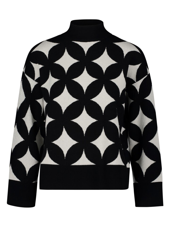 

Пуловер Zero Pullover mit Rautenmuster, цвет BlackCream