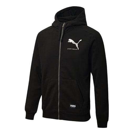 

Куртка athletics hooded sports jacket black Puma, черный