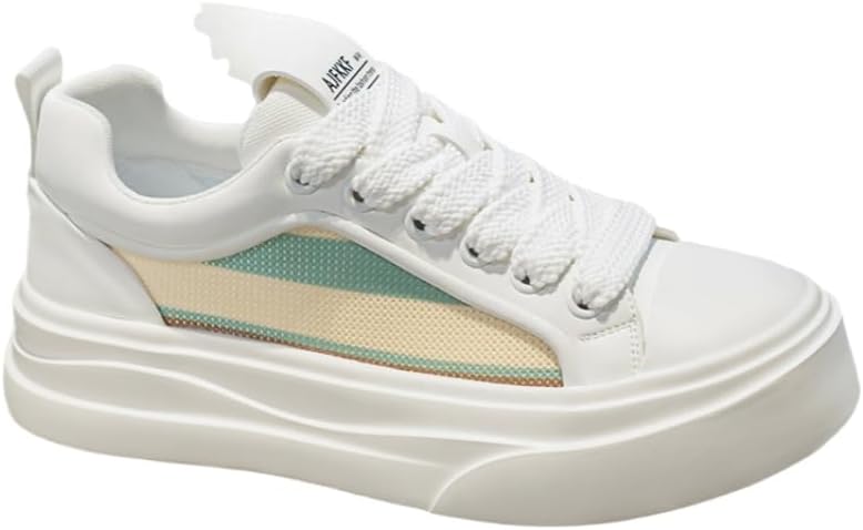 

Модные мужские кроссовки с толстой подошвой, износостойкие, повседневные. Шнуровка спереди. Молодежный и энергичный стиль. Мягкая и комфортная внутренняя отделка. Приятная текстура верха Clolinde, белый