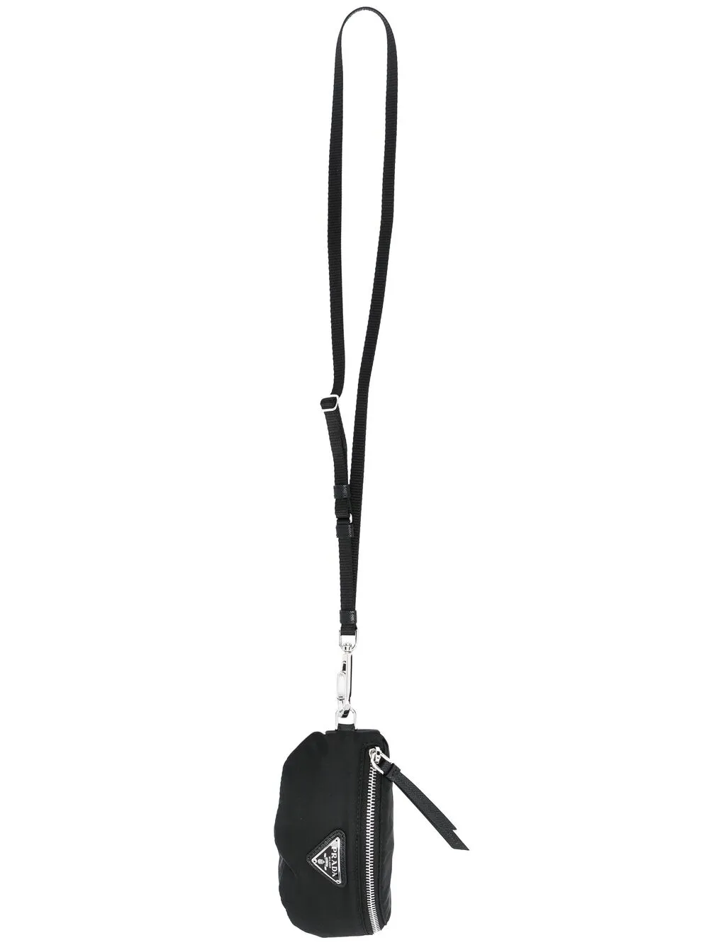 

Маленький кошелек с логотипом Prada, черный