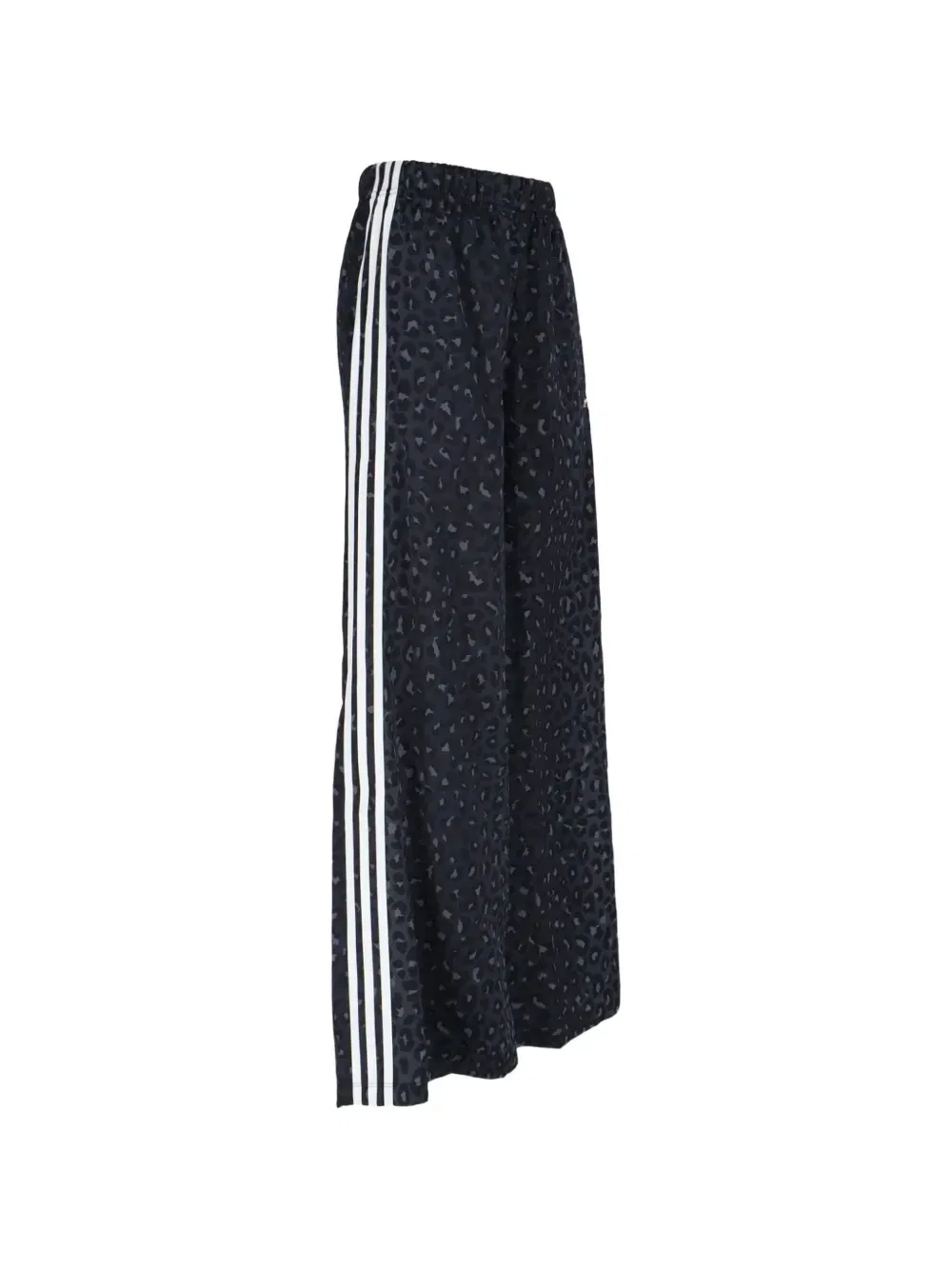 Спортивные брюки-палаццо Originals с леопардовым принтом adidas, серый