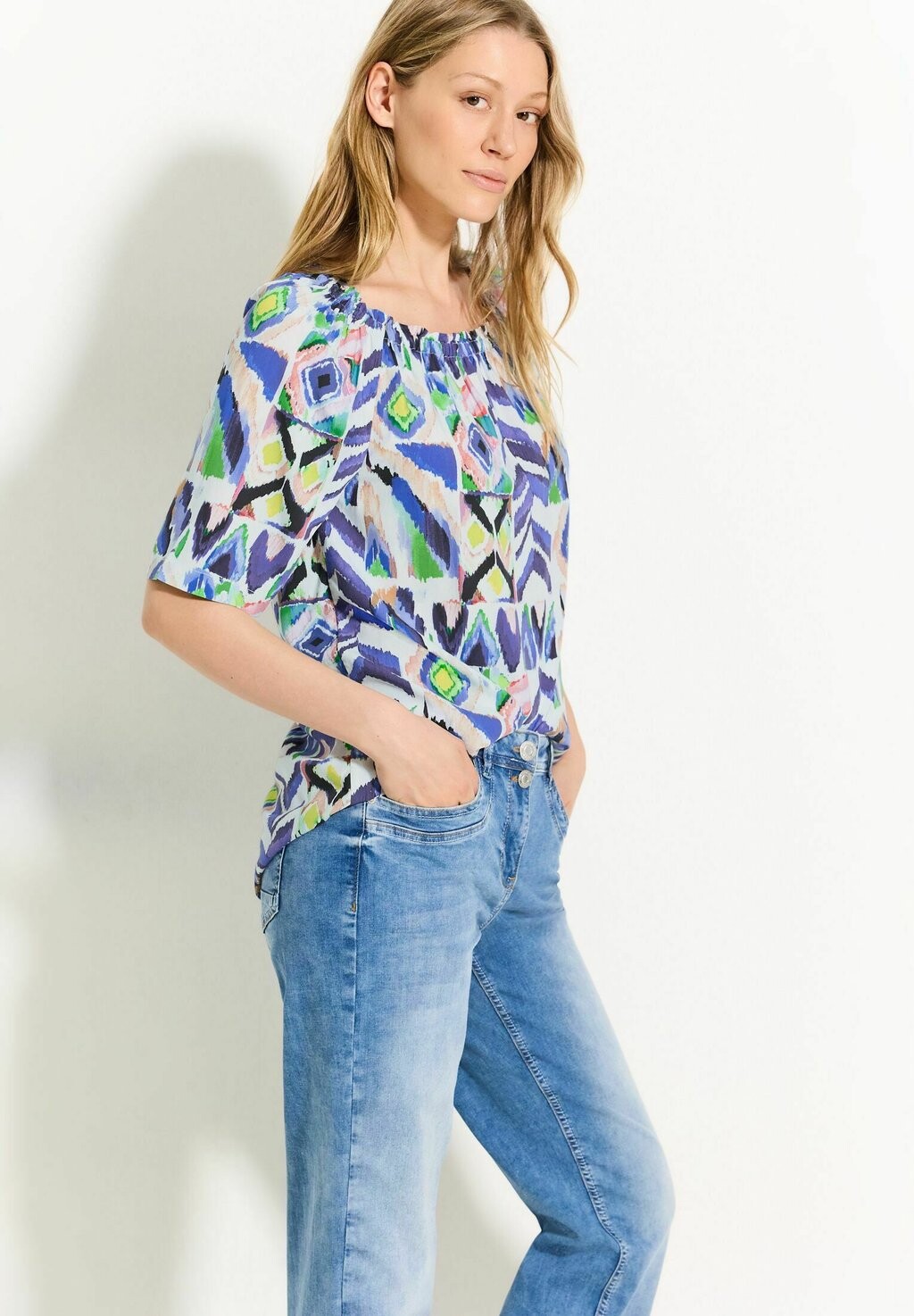 

Блуза PRINT Cecil, белый
