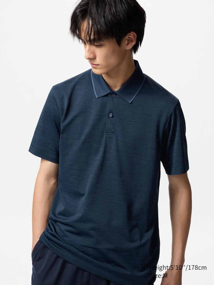 

Рубашка поло dry-ex Uniqlo, цвет 69 синий