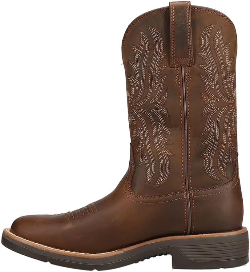Мужские ковбойские сапоги ARIAT Ridgeback с круглым носком, Distressed Tan — фото 3