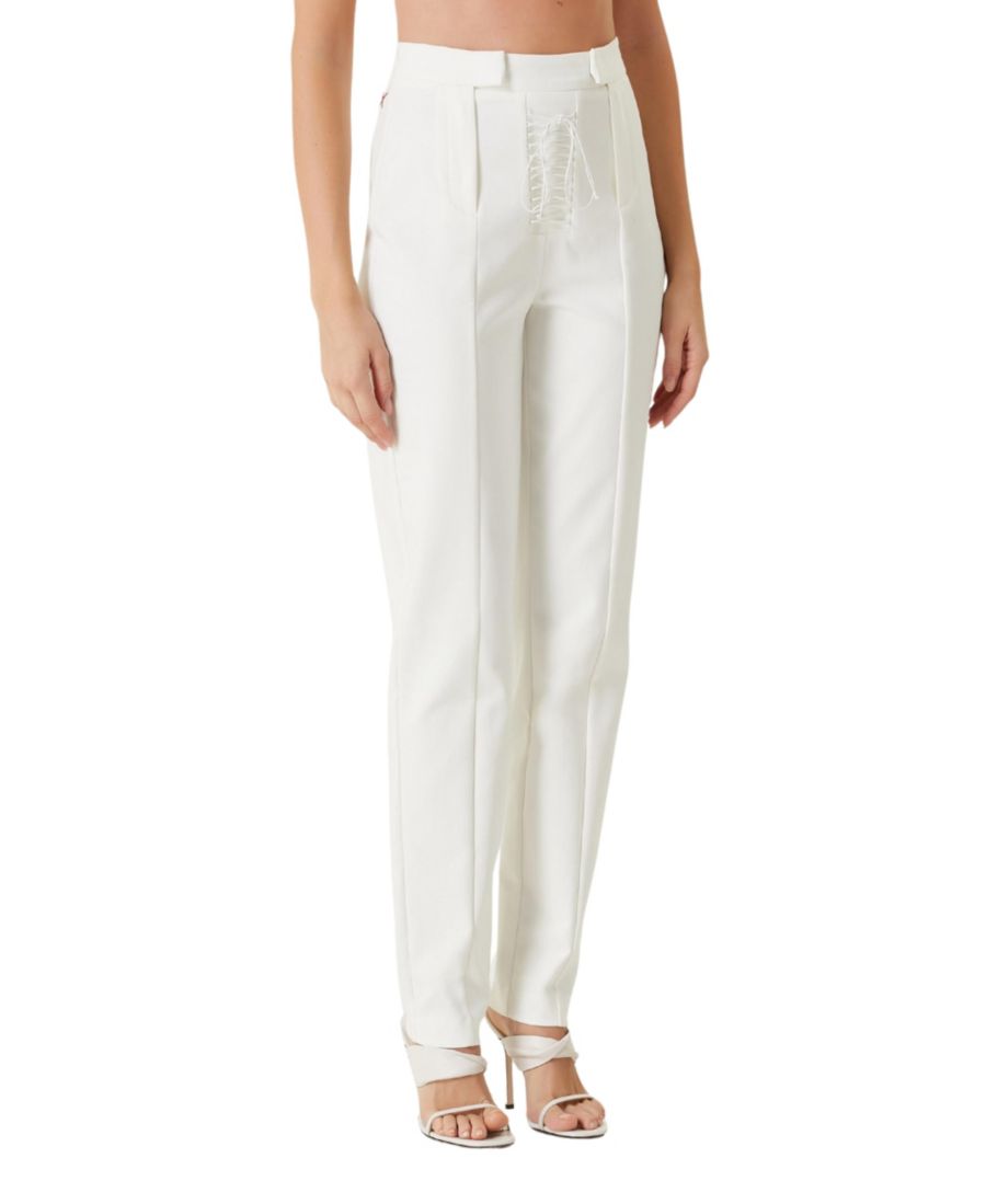 

Женские брюки Free Heaven из эластичной хлопковой смеси PCFG, Blanc de blanc