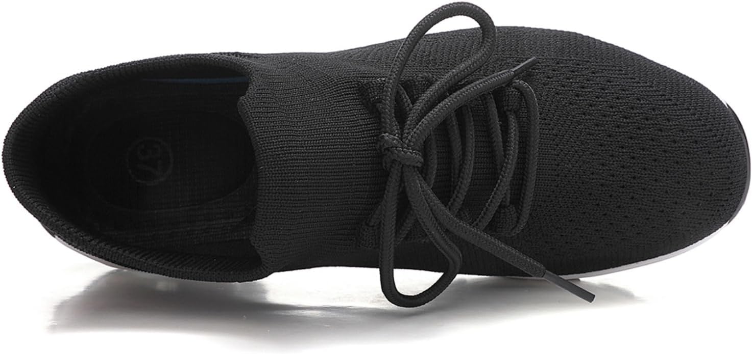 Ортопедические кроссовки для женщин и мужчин, кроссовки на липучке Orthowear, унисекс, удобные с воздушной подушкой, нескользящие спортивные обувь, дышащие повседневные беговые кроссовки с толстой подошвой для фасциита подошвы Lghlmcl, черный — фото 2