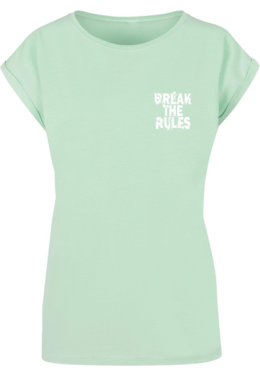 

Футболка Merchcode BREAK THE RULES 2, цвет Mint
