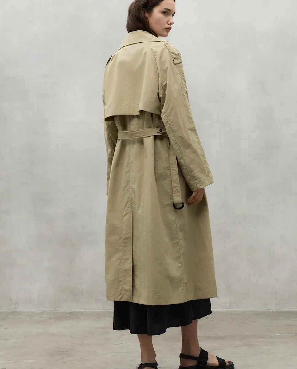 

Женская куртка с водоотталкивающей пропиткой и двойной застежкой Ecoalf, бежевый