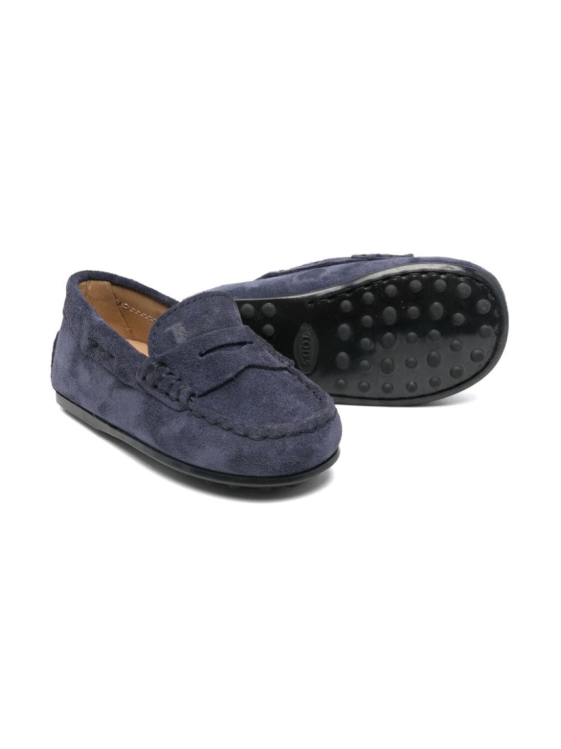 

Замшевые мокасины Tod's Kids, синий
