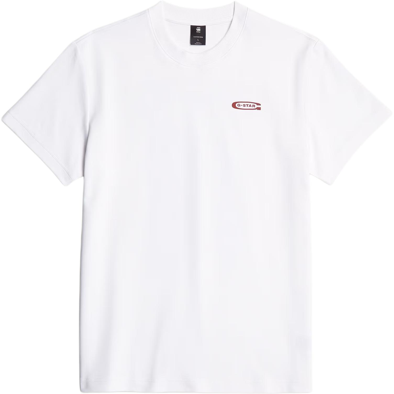 

G-STAR RAW Футболка G Star RAW мужская белая, Белый, G-STAR RAW Футболка G Star RAW мужская белая