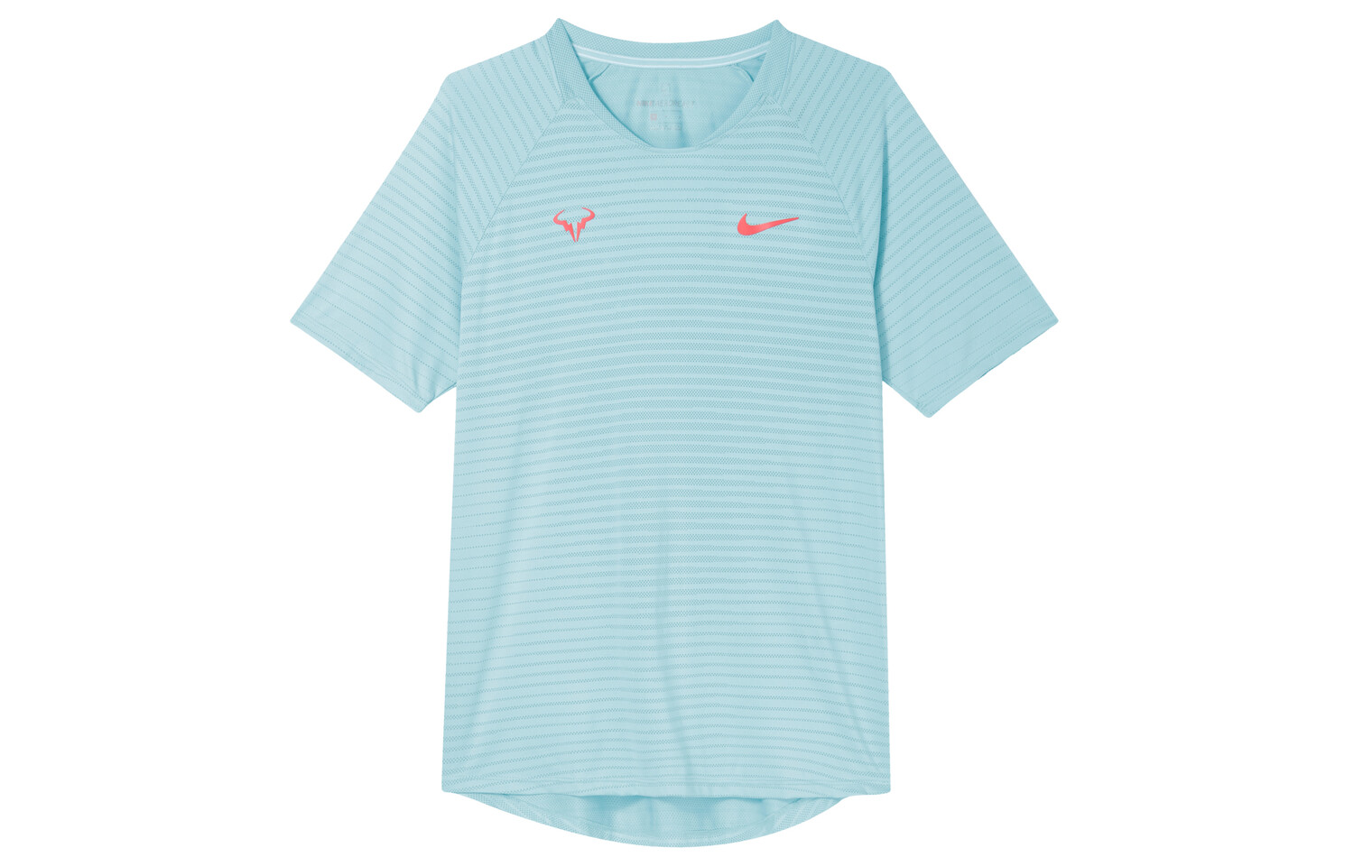 

Мужская теннисная рубашка Nike, цвет Polar Blue / (Laser Red)